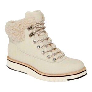 Aspen Nomad Vegan Leather Fleece Ankle Boots